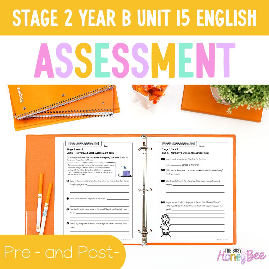 ULTIMATE Stage 2 Year B English Assessment Bundle