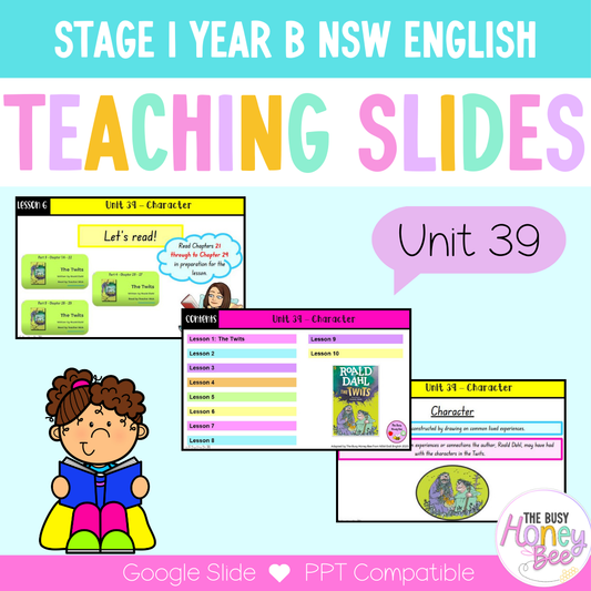 Stage 1 Year B Unit 39 Character English Teaching Slides