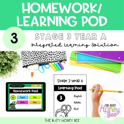 Stage 3 Year A Homework/Learning Pods Ultimate Mega Bundle
