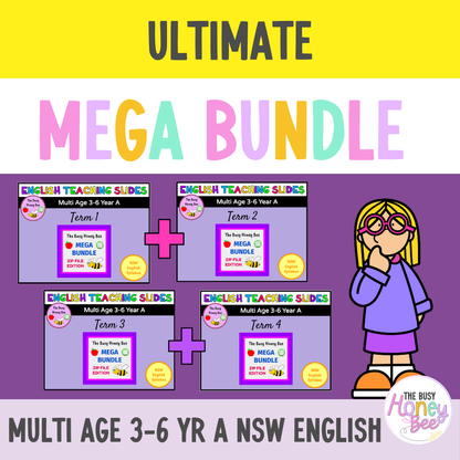 Multi Age 3-6 Year A Ultimate English Teaching Slides Mega Bundle