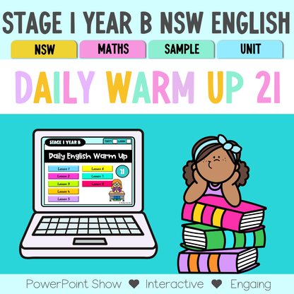 Stage 1 Year B English Daily Warm Up Unit 21