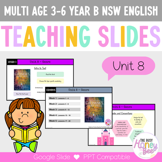 Multi Age 3-6 Year B Unit 8 Genre English Teaching Slides