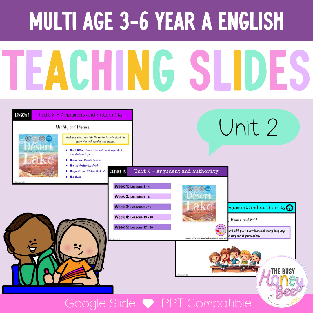 Multi Age 3-6 Year A Unit 2 Argument and Authority English Teaching Slides