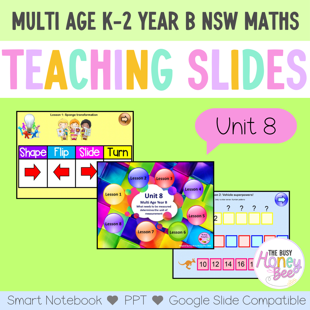 Multi Age Year B Unit 8 Maths Teaching Slides