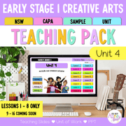 Early Stage 1 NSW Creative Arts Sample Unit 4 Teaching Pack