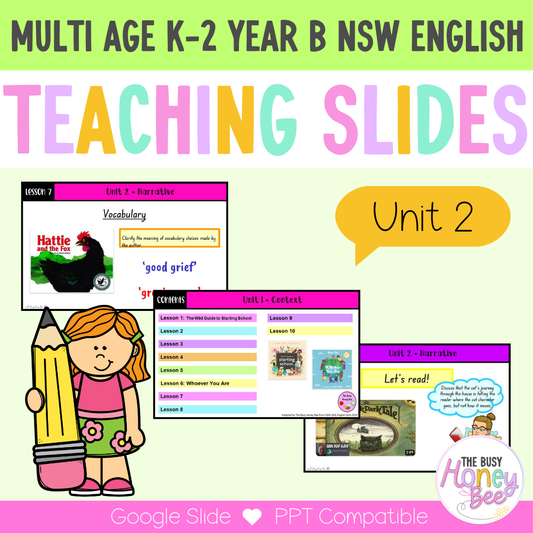 Multi Age Year B Unit 2 Narrative English Teaching Slides