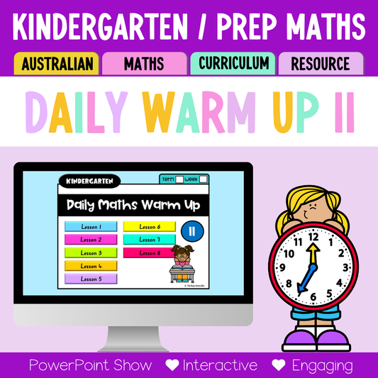 Kindergarten/Prep Australian | Math Daily Review | Warm-Up 11