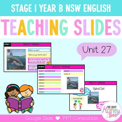 Stage 1 Year B Term 2 English Teaching Slides Mega Bundle