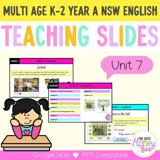 Multi Age Year A Unit 7 Context English Teaching Slides