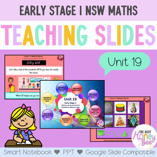 Early Stage 1 Unit 19 Maths Teaching Slides