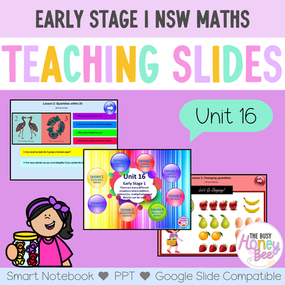 Early Stage 1 Unit 16 Maths Teaching Slides