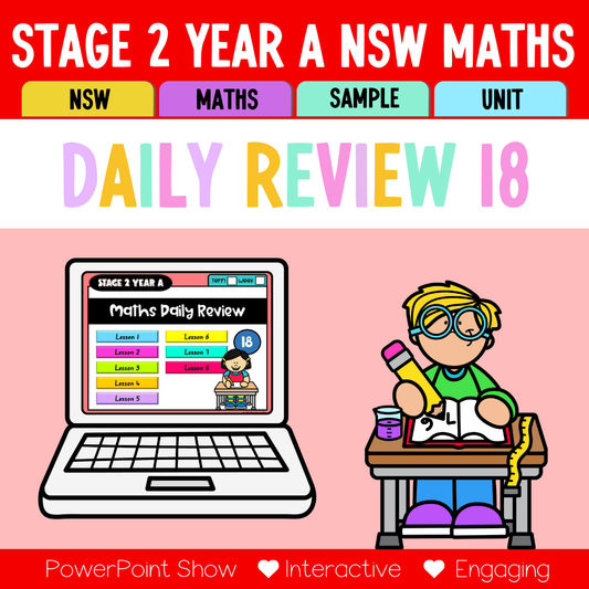 Stage 2 Year A Australian | NSW Math Daily Review | Warm-Up Unit 18