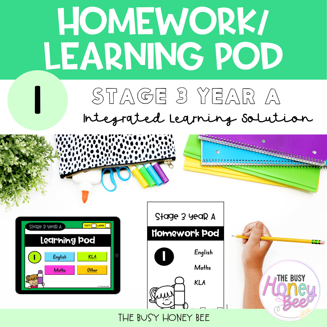 Stage 3 Year A Homework/Learning Pods Ultimate Mega Bundle