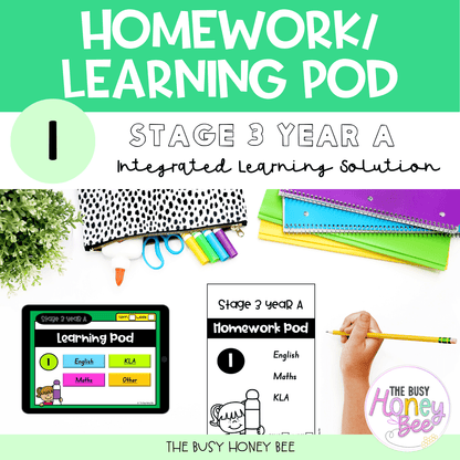 Stage 3 Year A Homework/Learning Pods Ultimate Mega Bundle