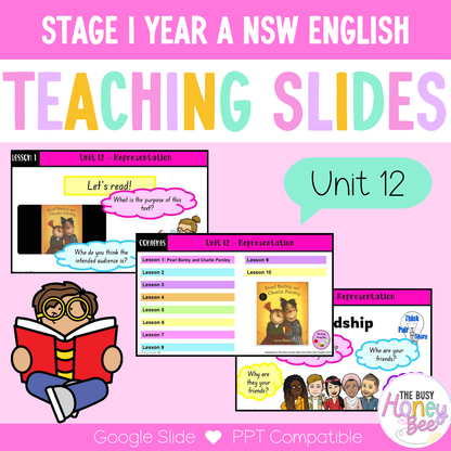 Stage 1 Year A Term 3 English Teaching Slides Mega Bundle