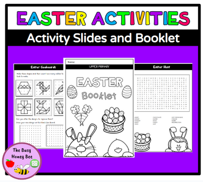 Upper Primary Easter Activity Slides and Booklet