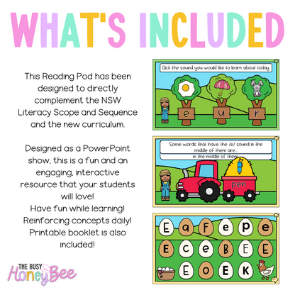 Early Stage 1 Reading Pod 5 - E, U, R