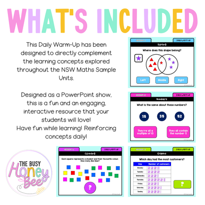 Stage 1 Year B Math Daily Warm Up Unit 27