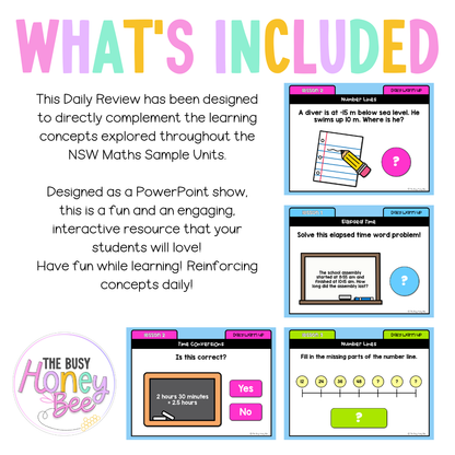 Stage 3 Year B Australian | NSW Math Daily Review | Warm-Up Unit 39