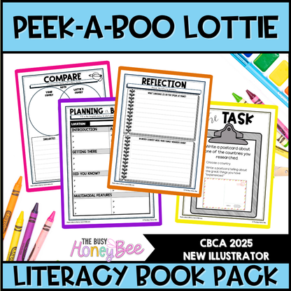 Peek-a-Boo Lottie, Kristen Willis - CBCA 2025 - Literacy Book Pack