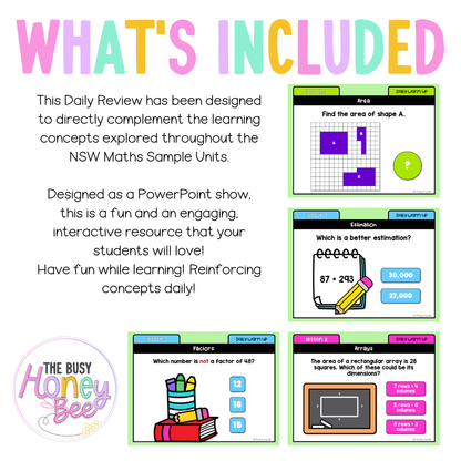 Stage 3 Year A Australian | NSW Math Daily Review | Warm-Up Unit 17