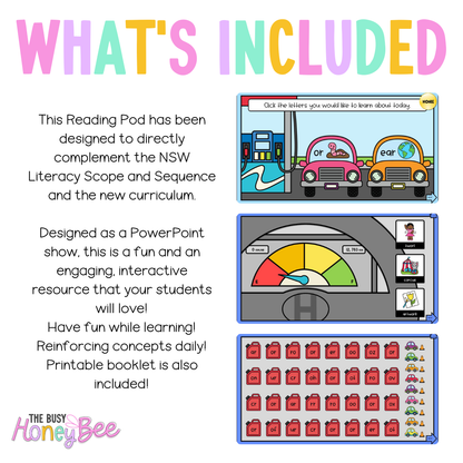 Stage 1 Year A - Year 1 Reading Pod 13 - ear and or make /er/