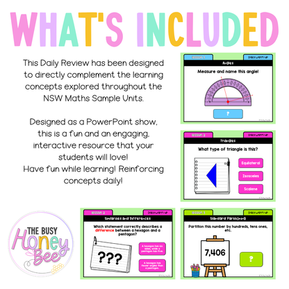 Stage 3 Year A Australian | NSW Math Daily Review | Warm-Up Unit 12