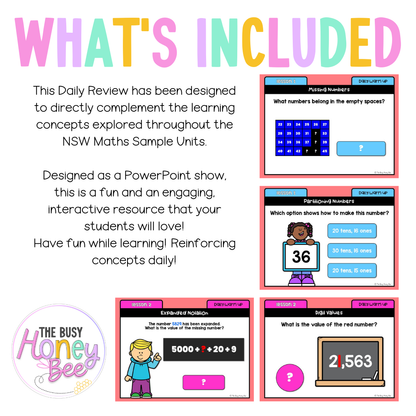 Stage 2 Year A Australian | NSW Math Daily Review | Warm-Up Unit 1