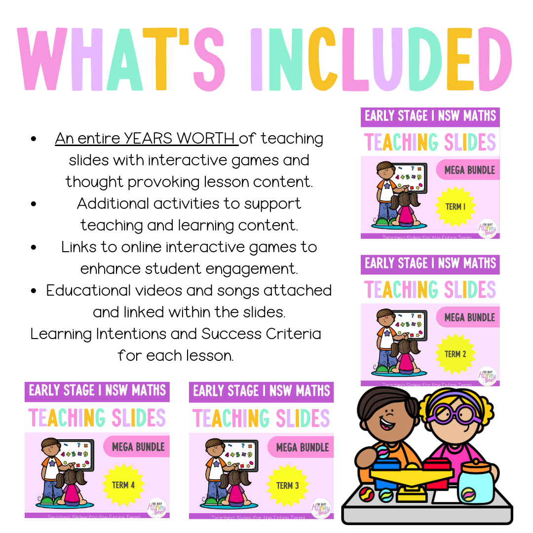Early Stage 1 Ultimate Maths Teaching Slides Mega Bundle