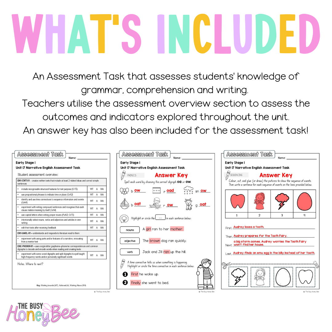 Early Stage 1 English Assessment Unit 17 Narrative