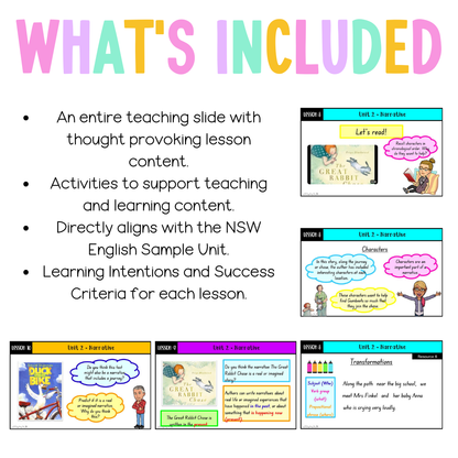 Stage 1 Year A Unit 2 Narrative English Teaching Slides