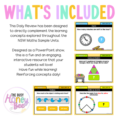 Stage 2 Year B Australian | NSW Math Daily Review | Warm-Up Unit 39