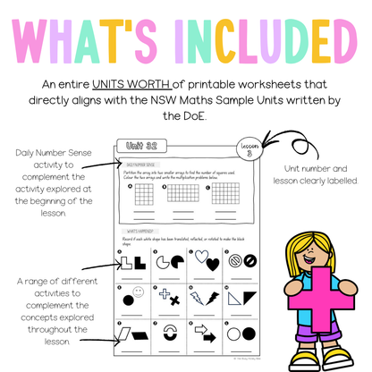 Stage 2 Year B NSW Maths Worksheets Unit 32