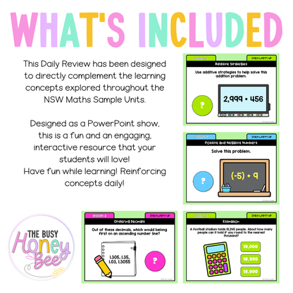 Stage 3 Year A Australian | NSW Math Daily Review | Warm-Up Unit 20
