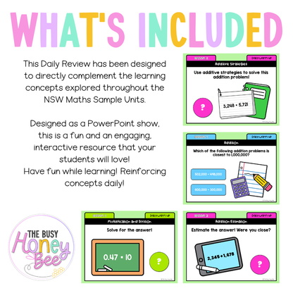 Stage 3 Year A Australian | NSW Math Daily Review | Warm-Up Unit 15