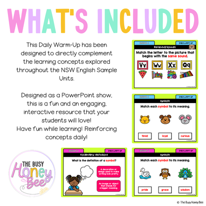 Multi Age K-2 Year B Australian | NSW English Daily Review | Warm-Up Unit 20