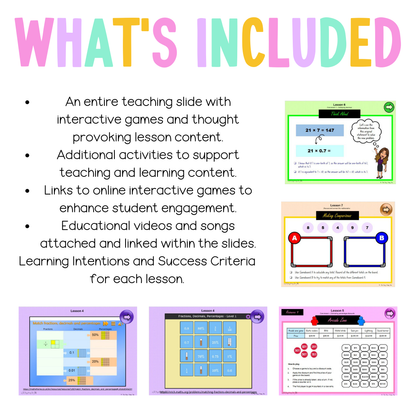 Stage 3 Year B Unit 40 Maths Teaching Slides