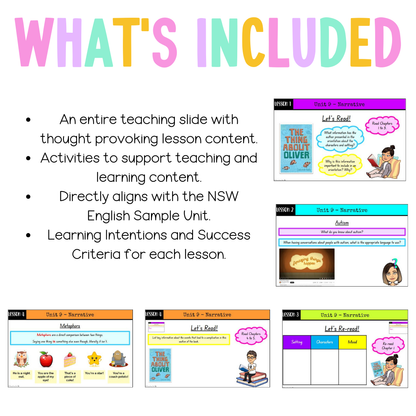 Stage 2 Year B Unit 9 Narrative English Teaching Slides