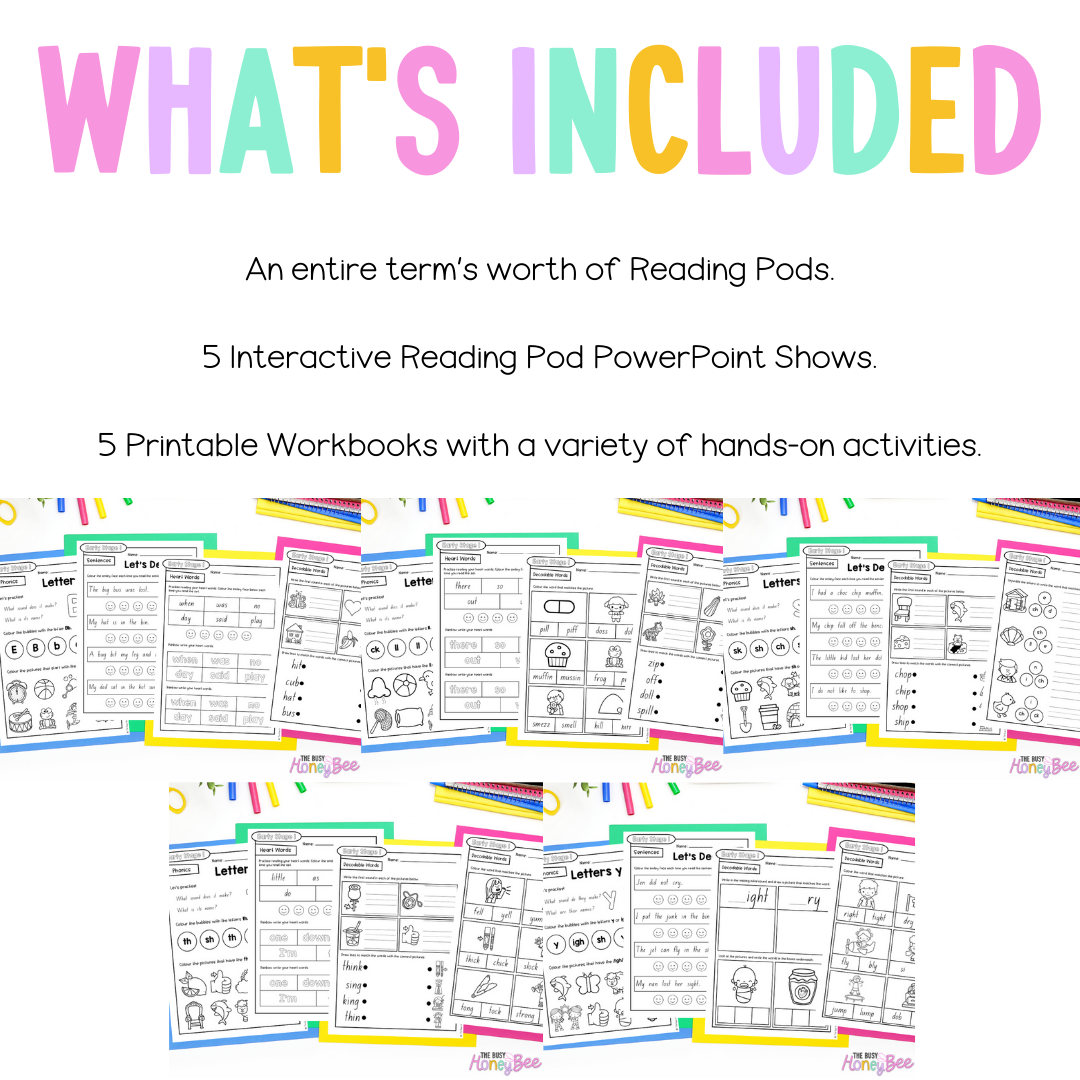 Early Stage 1 Reading Pod Term 2 Mega Bundle