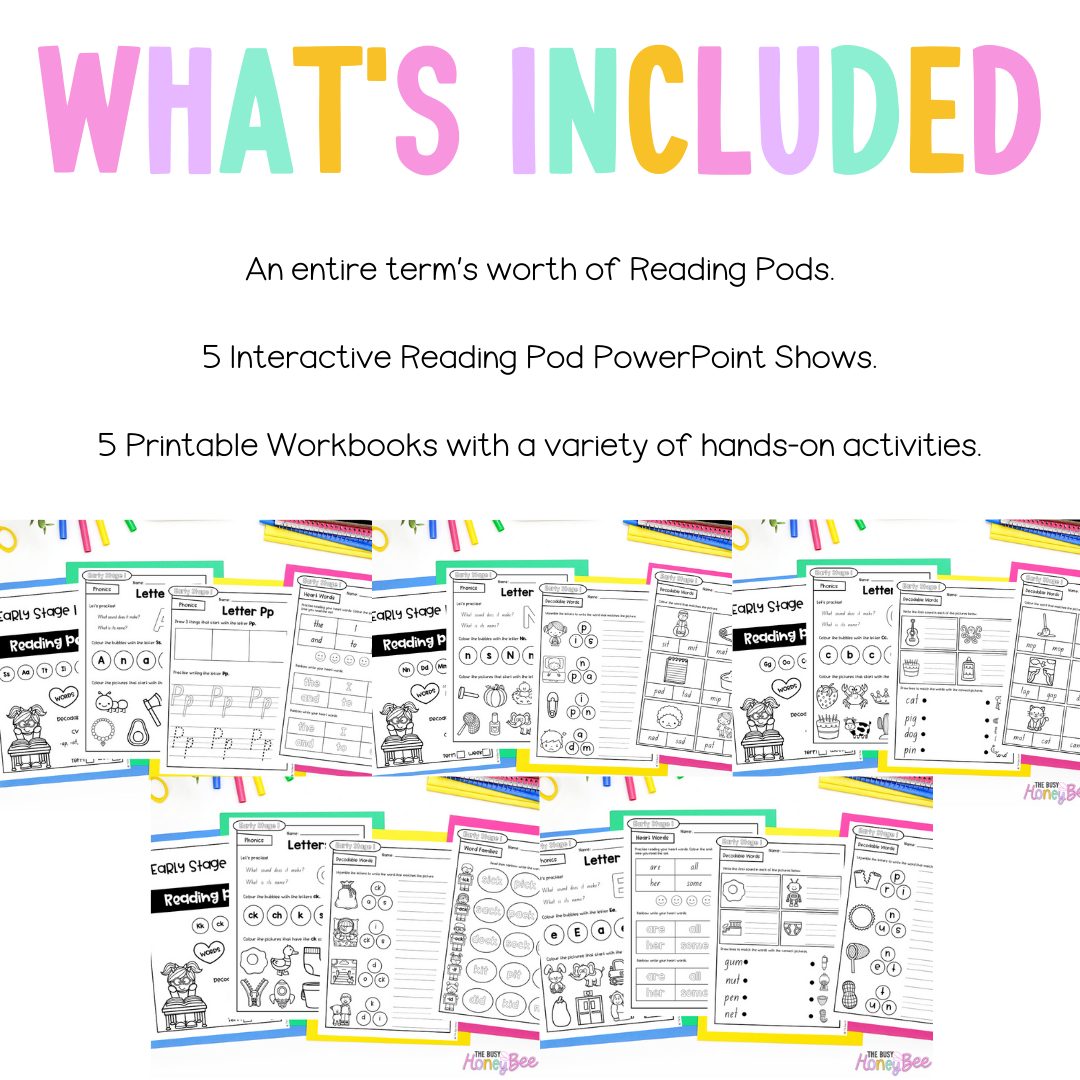 Early Stage 1 Reading Pod Term 1 Mega Bundle