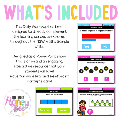 Stage 1 Year A Math Daily Warm Up Unit 15