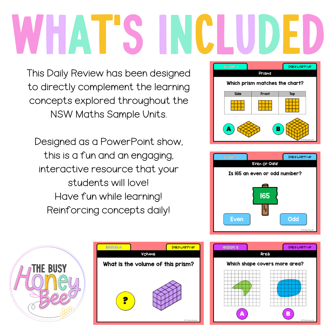 Stage 2 Year A Australian | NSW Math Daily Review | Warm-Up Unit 17