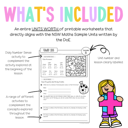 Stage 2 Year B NSW Maths Worksheets Unit 28