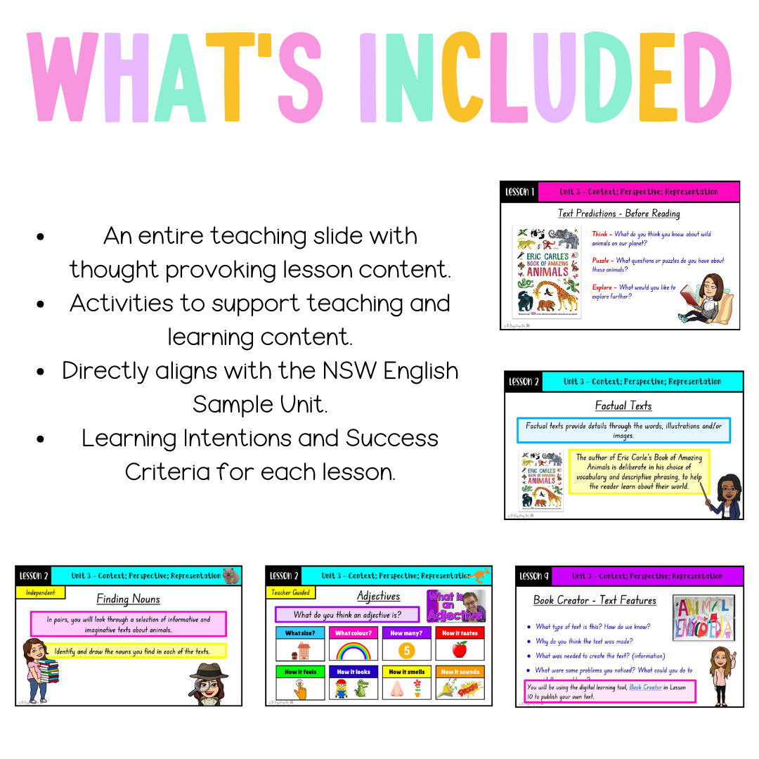 Multi Age Year A Unit 3 Context; Perspective... English Teaching Slides