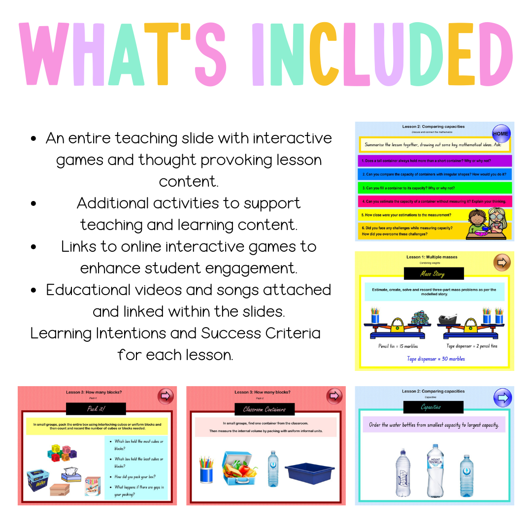 Multi Age Year B Unit 17 Maths Teaching Slides