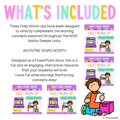 Early Stage 1 Ultimate Australian | NSW Math Daily Review | Warm-Up Mega Bundle