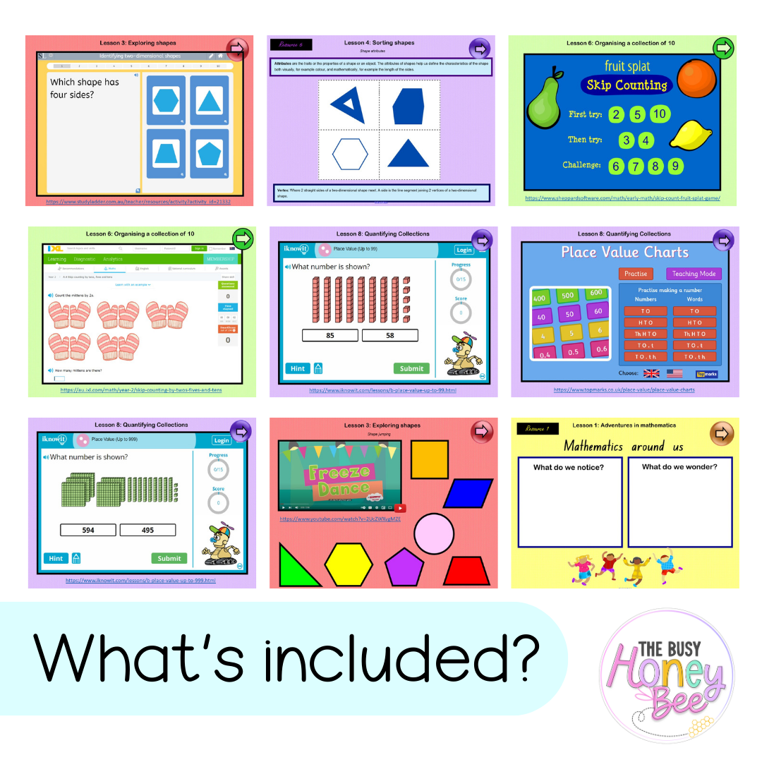 Stage 1 Year B Unit 21 Maths Teaching Slides