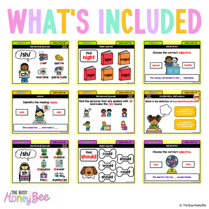 Multi Age K-2 Year A Ultimate English Australian | NSW English Daily Review | Warm-Up Mega Bundle