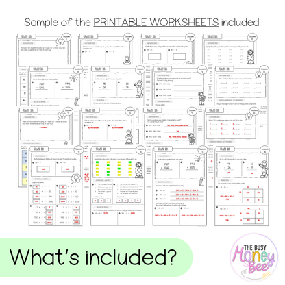 Stage 3 Year A NSW Maths Worksheets Unit 13