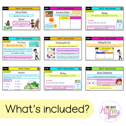 Multi Age Year A Unit 19 Representation English Teaching Slides